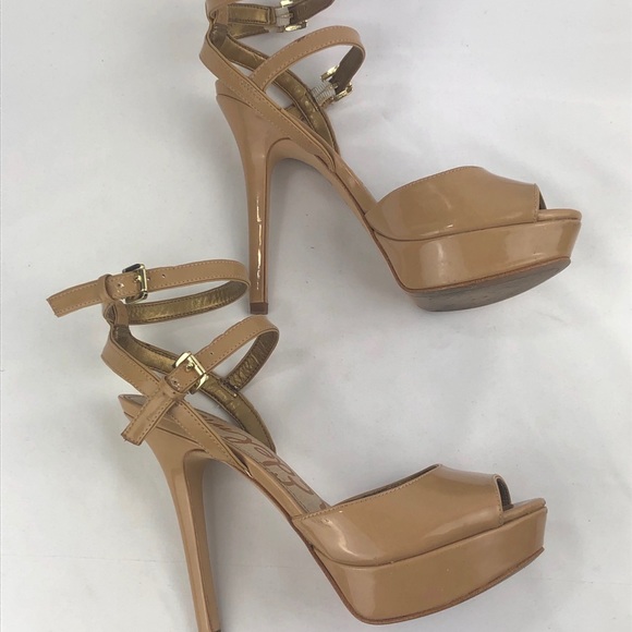 Sam Edelman nude sexy platforms - Picture 2 of 8